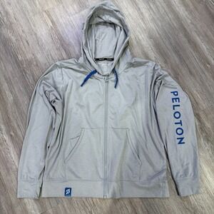 Peloton Womens‎ Medium Athletic Stretchy Full Zip Hoodie